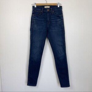 Madewell 10" High-Rise Skinny Jeans in Hayes Wash size 26